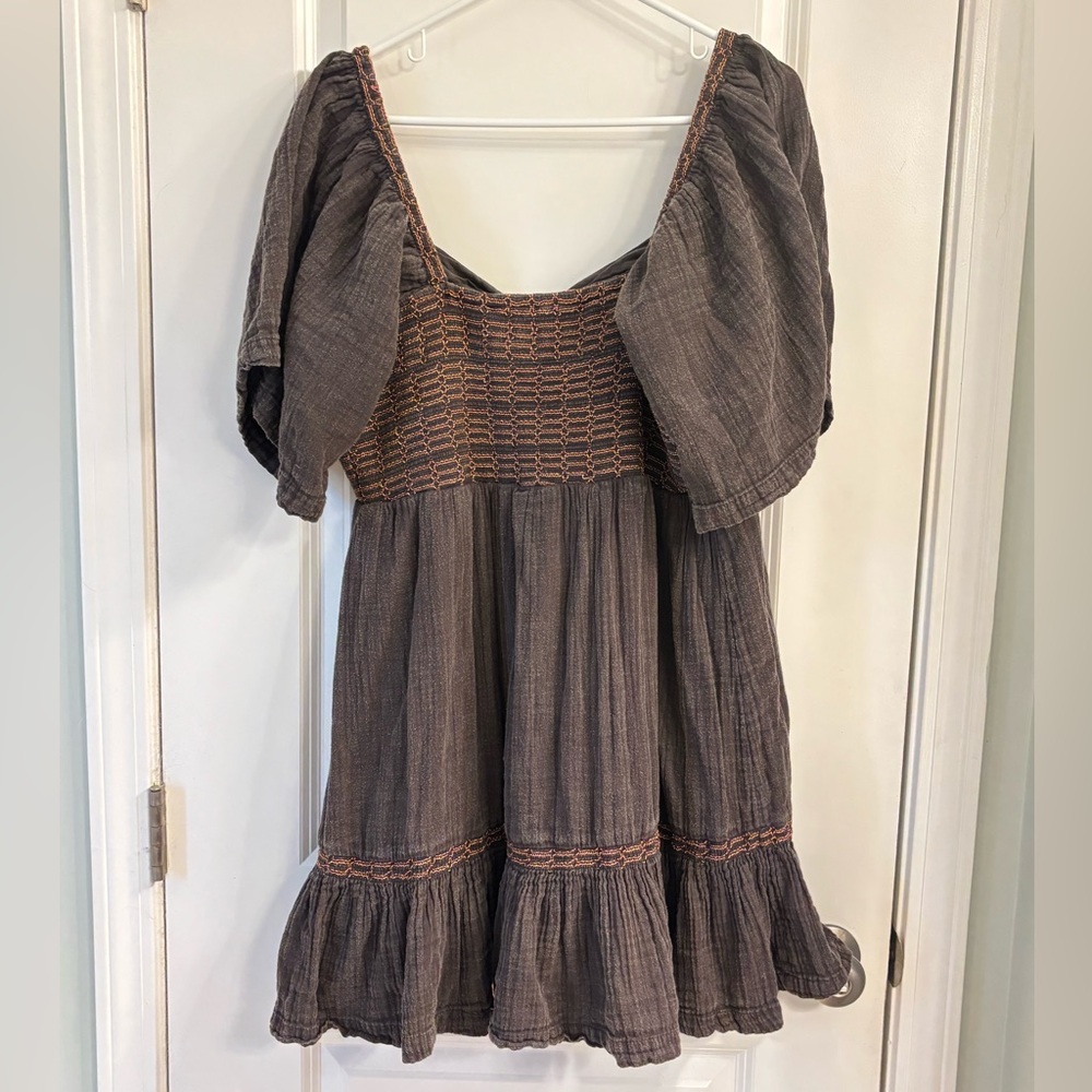 Free People Easy to Love Large Cotton Dress